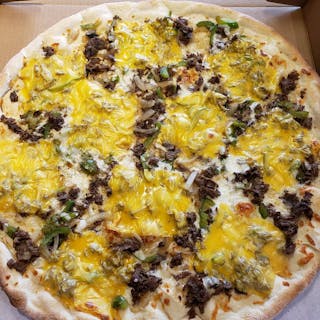 Cheesesteak Pizza