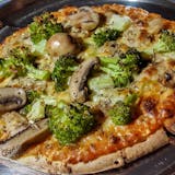 Mushroom with Broccoli Pizza