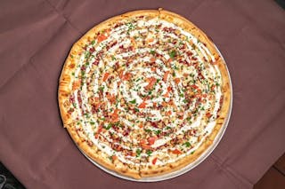 Bacon Chicken Ranch Pizza