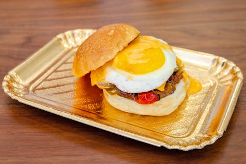 Sausage, Egg and Cheese Brioche Breakfast Sandwich - Nearby For Delivery or  Pick Up