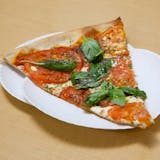 Fresh Mozzarella, Tomato, Basil Pizza Slice
