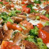 Chicken, Broccoli, Tomato Pizza