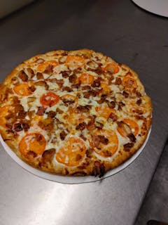 Cheese Pizza with Two Toppings