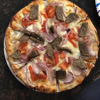 Cheese Pizza with Three Toppings
