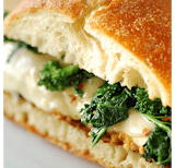 Grilled Chicken Broccoli Rabe Sandwich