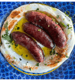 Lamb Sausage & Labneh