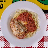 Eggplant Parmesan & Spaghetti
