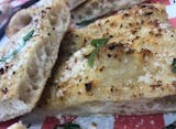 Garlic Bread Pan Pizza Slice