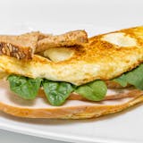 Turkey & Spinach Egg White Omelette Breakfast