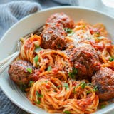 78. Pasta with Meatballs