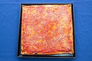Upside Down Sicilian Pizza