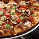 Italian Garlic Supreme Meat Pizza