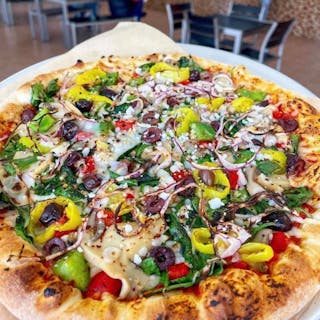 Mediterranean Veggie Pizza