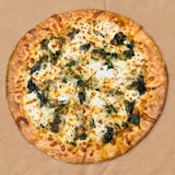 Spinach White Pizza