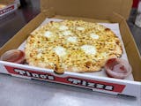 28" White Pizza