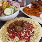 4. Spaghetti with Meatballs