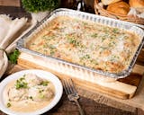 Tray of Mushrooms Gratinati