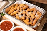 Tray of Mozzarella Cheese Sticks