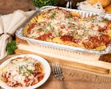 Tray of Eggplant Parmigana