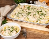 Tray of Shrimp Alfredo