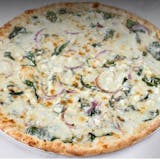 Spinach Onion Feta Cheese Pizza