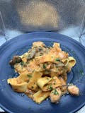 PAPPARDELLE GAMBERI e FUNGHI