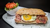 Prosciutto, Fried Egg & Goat Cheese Sandwich