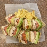 Tuna & Cheese Club Sandwich