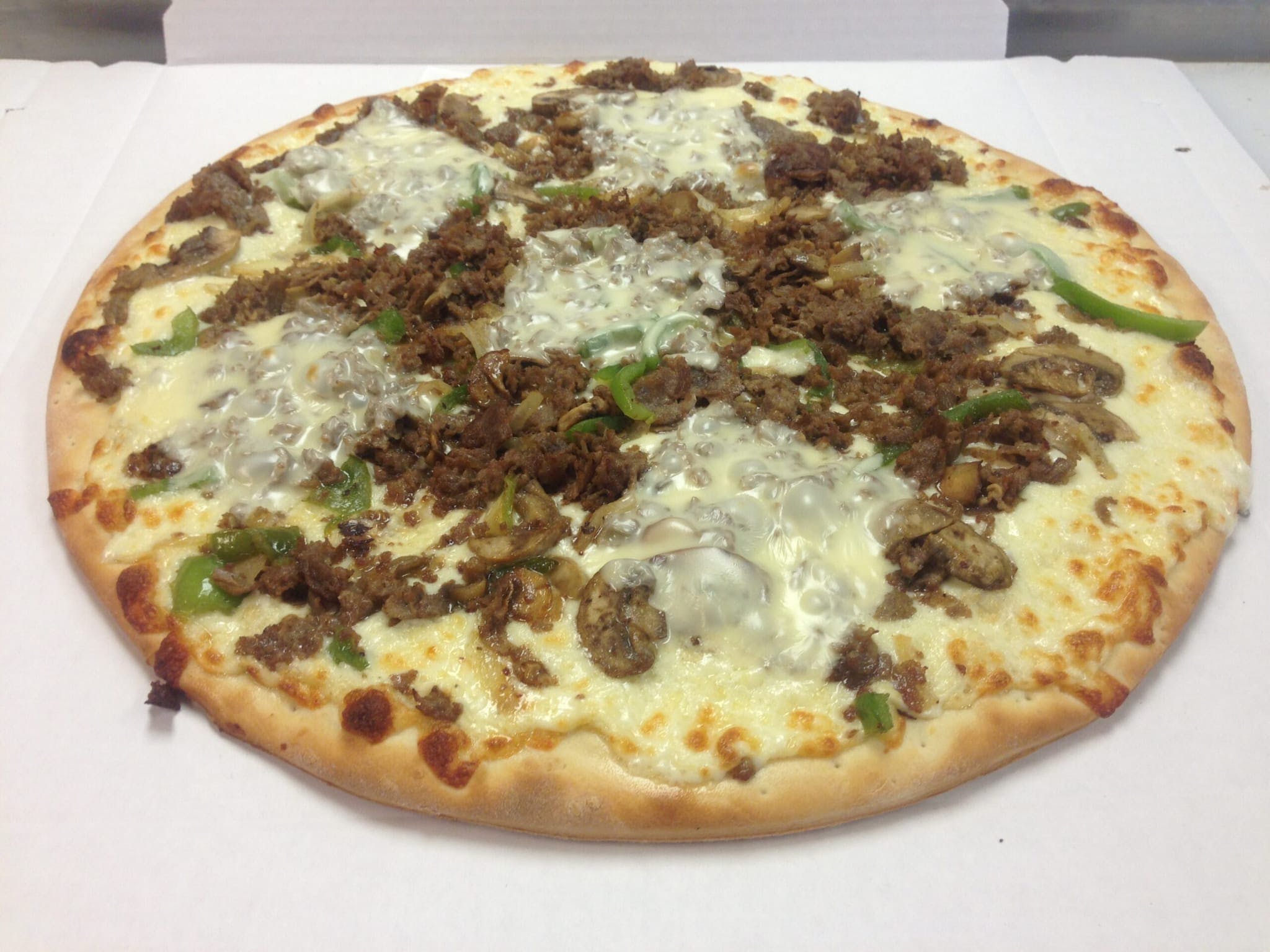 Philly Cheese Steak Pizza