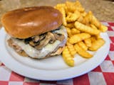 Mushroom Swiss Burger