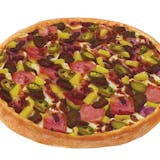 Round Crust Spicy Hawaiian Pizza