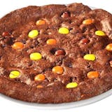 Giant Brownie with Reese's Pieces