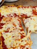 Sicilian Cheese Pizza Slice