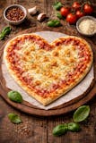 Heart-Shaped Pizza