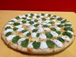 White Spinach Pizza