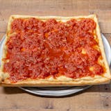 Plain Sicilian Thick Square Cheese Pizza