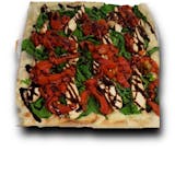 Grilled Chicken, Balsamic Glaze & Roasted Peppers Flat Pizza