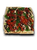 Grilled Chicken, Balsamic Glaze & Roasted Peppers Flatbread Pizza