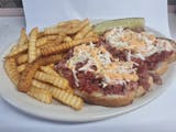 corn beef  reuben with  rye bread