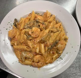 Spicy Chicken & Shrimp Penne