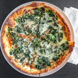 Spinach Deep Dish Pizza