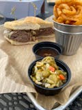 Cheesy Garlic Beef Sandwich
