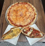 Large Cheese Pizza & Any Two Heros Special