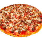 Mighty Meaty Pizza