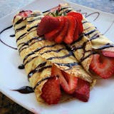 Strawberries, Bananas & Nutella Crepes