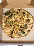 Spinach Alfredo Pizza