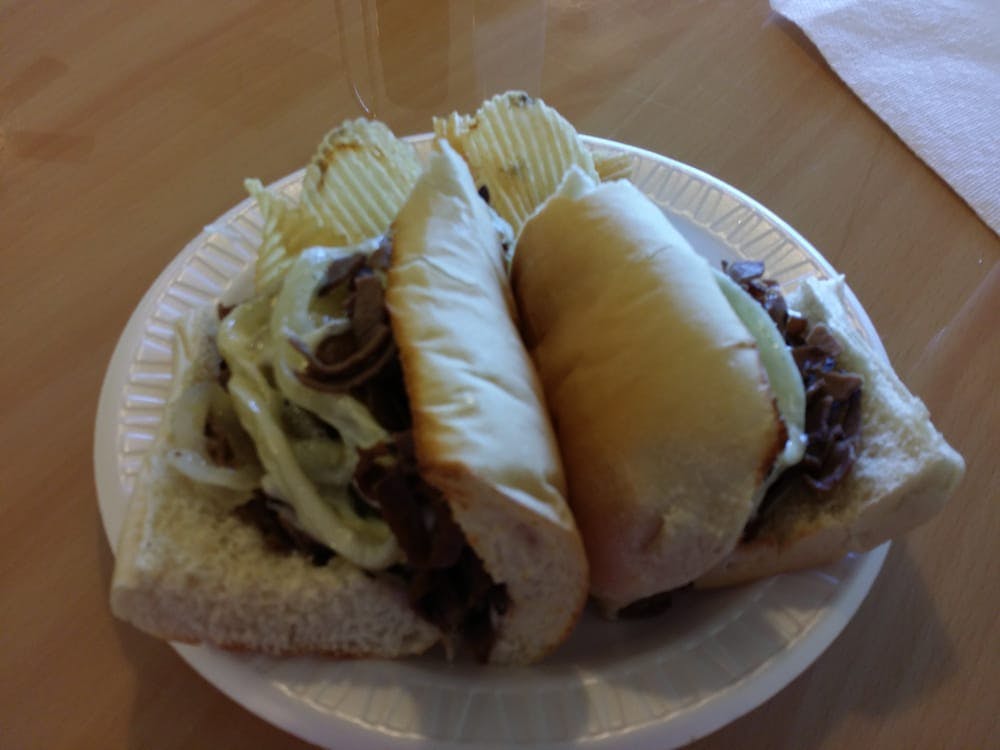 Philly Cheese Steak Sub with Box of Chips