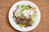 Greek Salad with Steak Tips