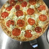 Garlic Tomato and Ricotta Pizza