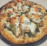 Chicken & Greens Pizza